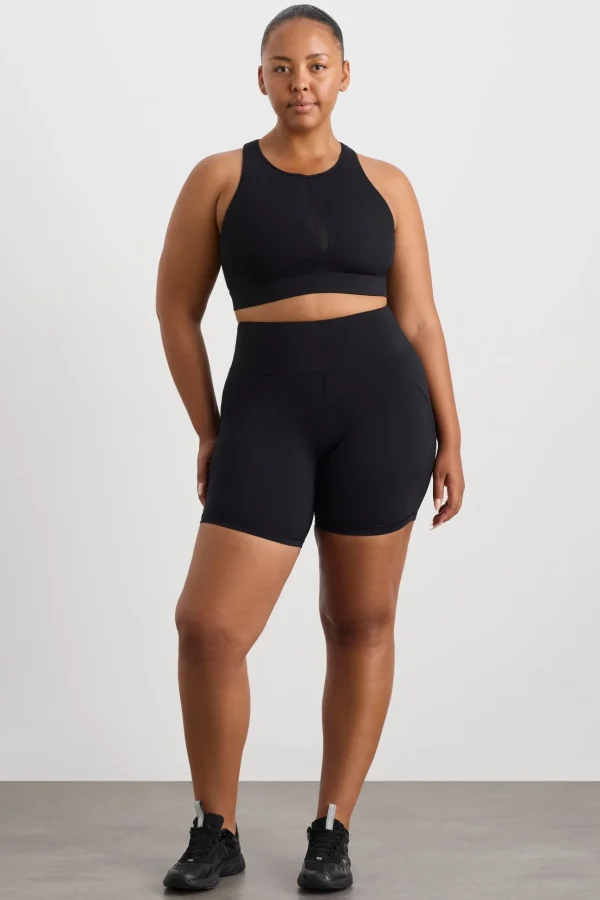 Spliced Mesh Bike Shorts 636