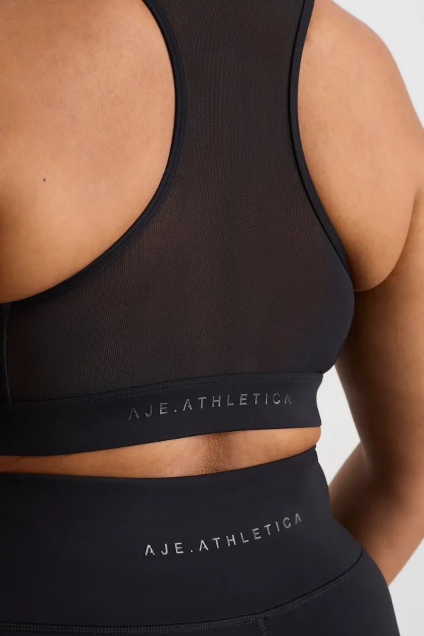 Spliced Mesh Sports Bra 370
