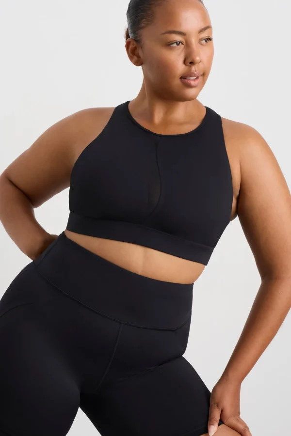 Spliced Mesh Sports Bra 370