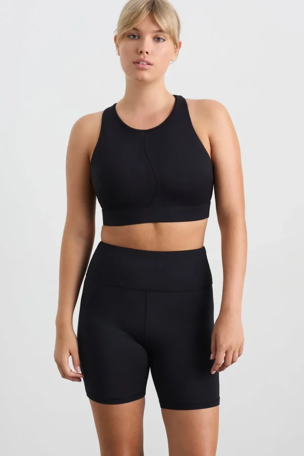 Spliced Mesh Sports Bra 370