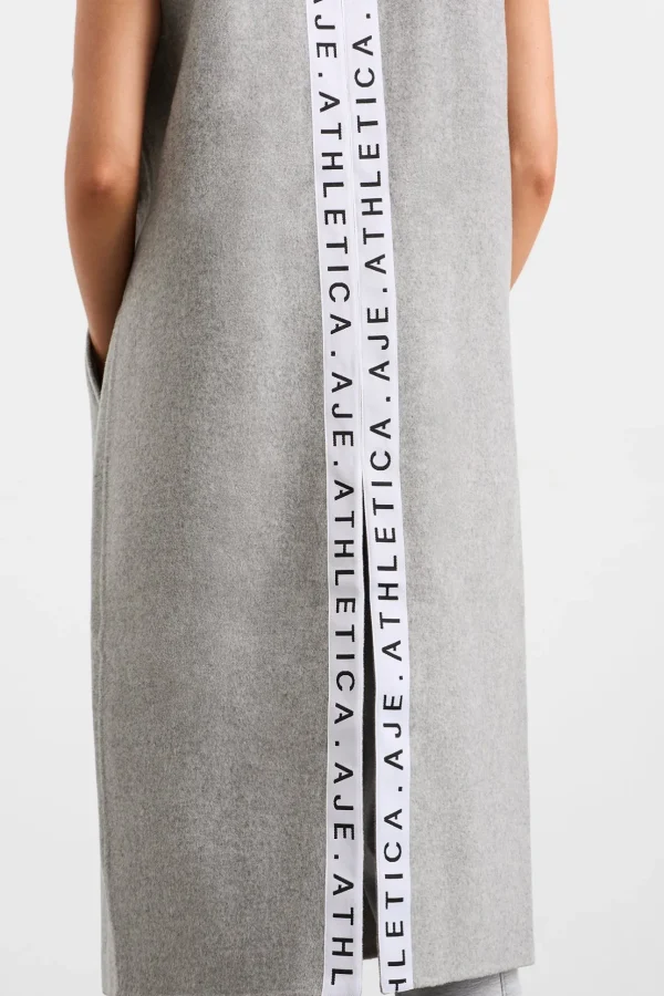 Split Back Sleeveless Coat 760