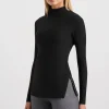 Split Hem Mock Top 434
