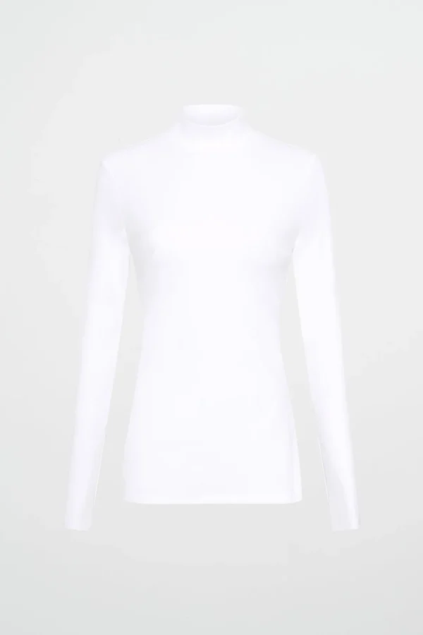 Split Hem Mock Top 434