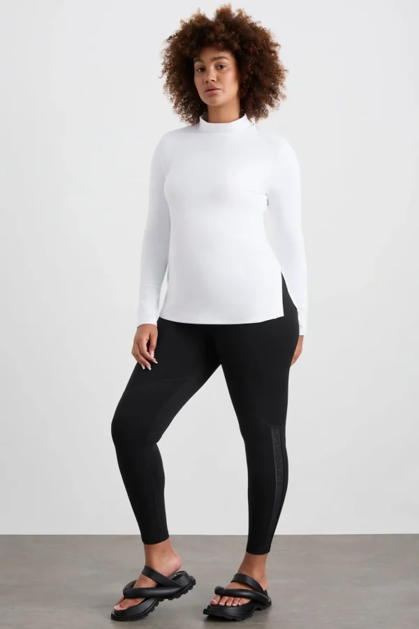 Split Hem Mock Top 434