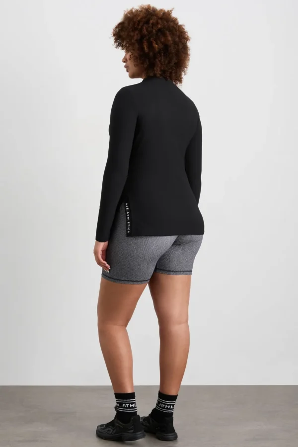 Split Hem Mock Top 434