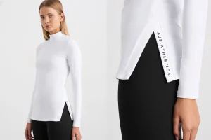 Split Hem Mock Top 434