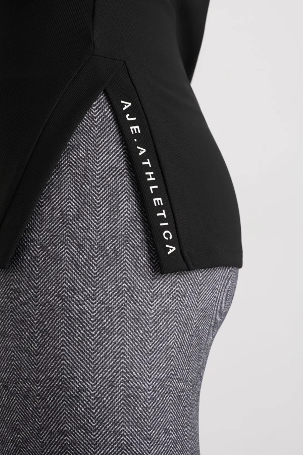 Split Hem Mock Top 434