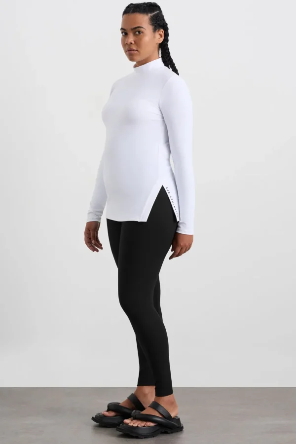 Split Hem Mock Top 434