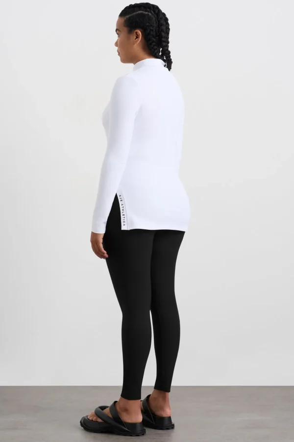 Split Hem Mock Top 434