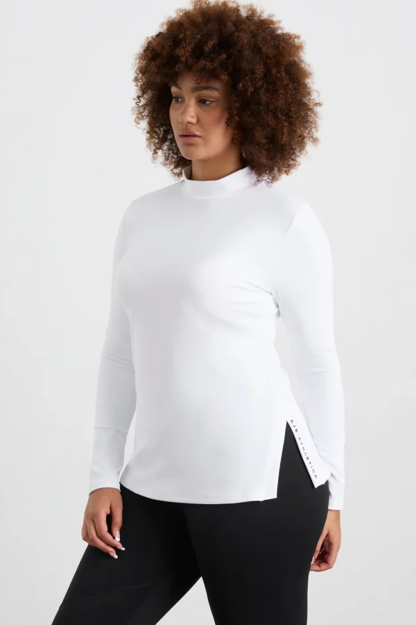 Split Hem Mock Top 434