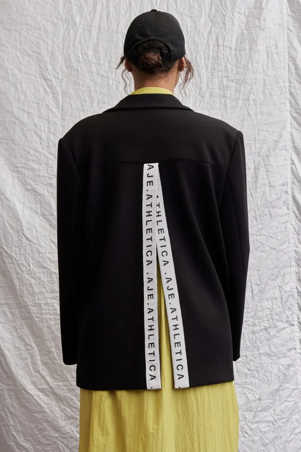 Split Logo Back Blazer 782