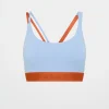 Split Strap Logo Bra 366
