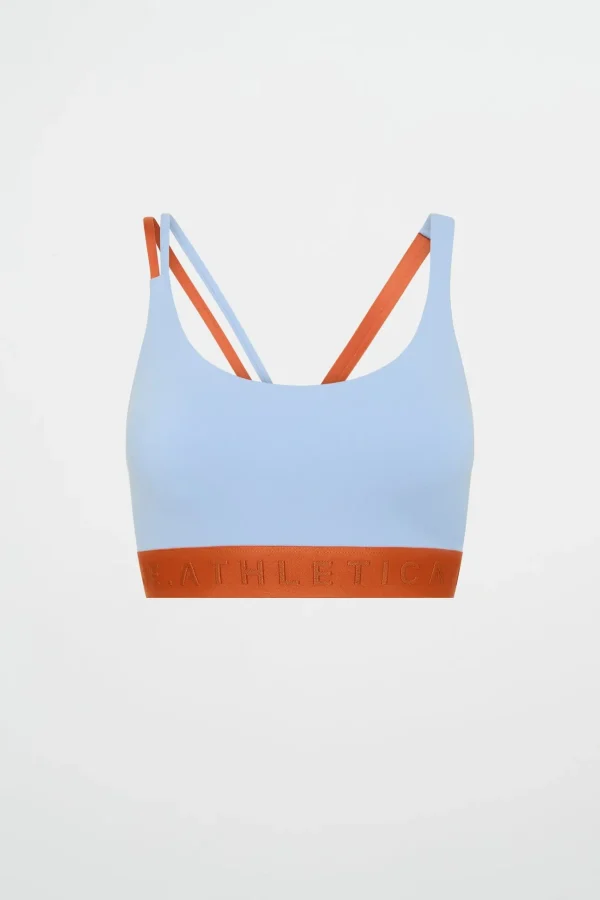Split Strap Logo Bra 366