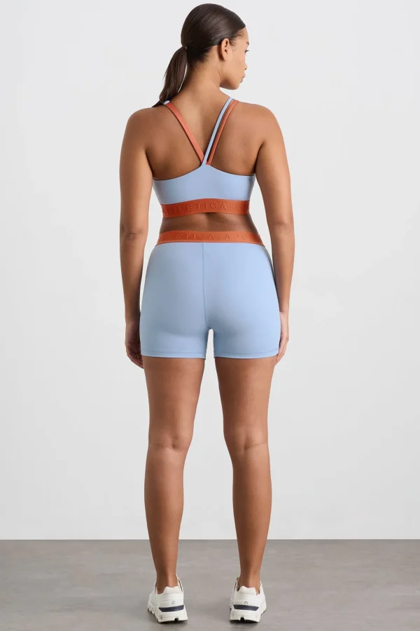 Split Strap Logo Bra 366