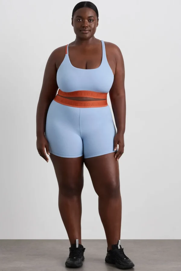 Split Strap Logo Bra 366
