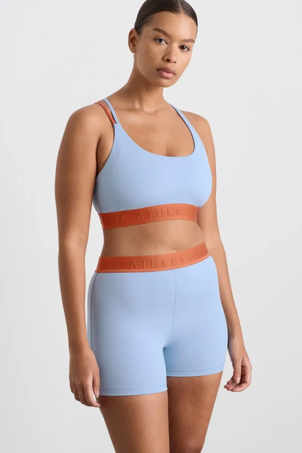 Split Strap Logo Bra 366