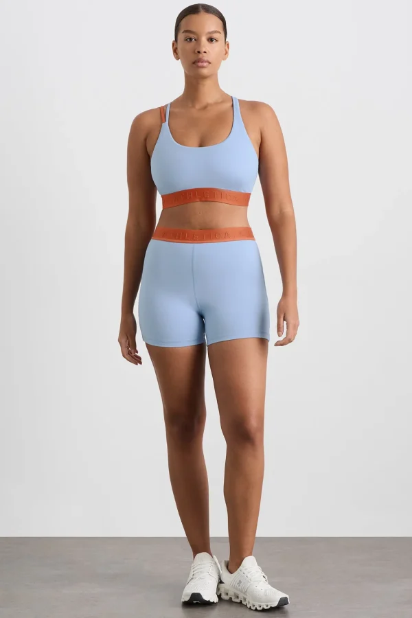 Split Strap Logo Bra 366