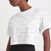 Spotty Logo Crop T-Shirt 105