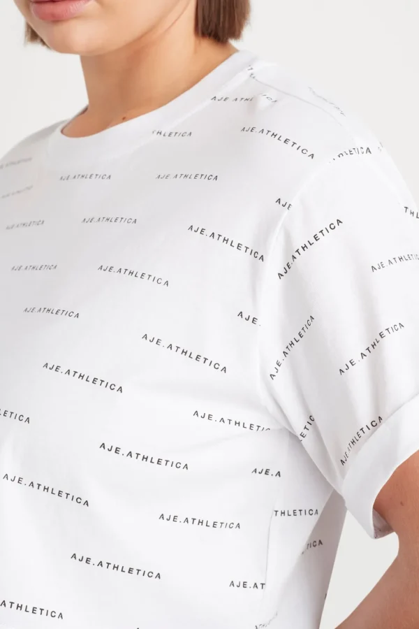 Spotty Logo Crop T-Shirt 105