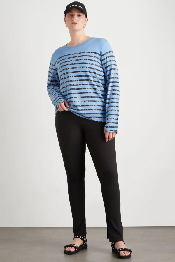 Stripe Logo Long Sleeve T-Shirt 127