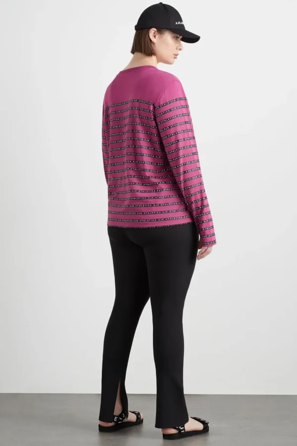 Stripe Logo Long Sleeve T-Shirt 127