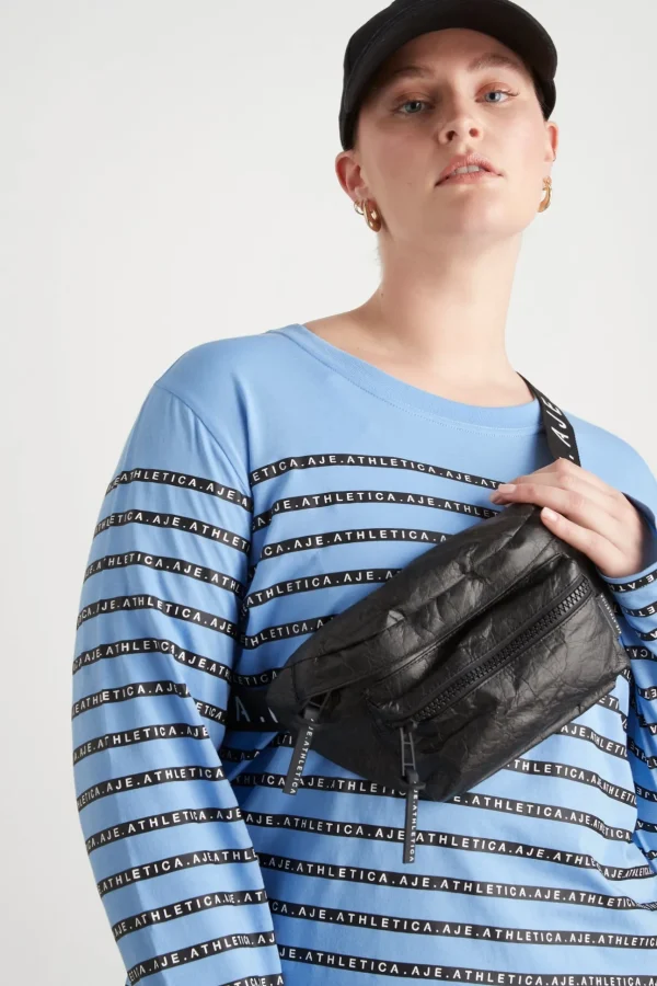 Stripe Logo Long Sleeve T-Shirt 127