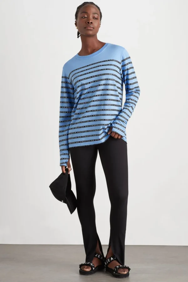 Stripe Logo Long Sleeve T-Shirt 127