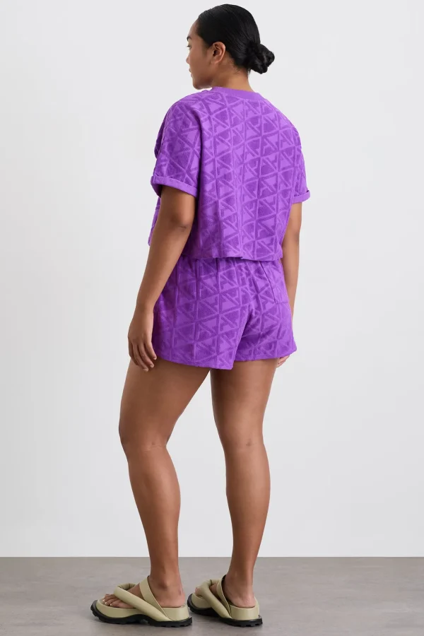 Terry Cropped Tee 416