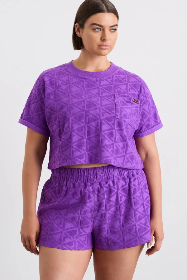 Terry Cropped Tee 416