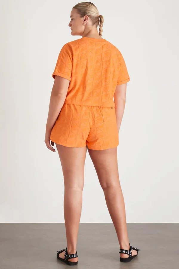 Terry Cropped Tee 416