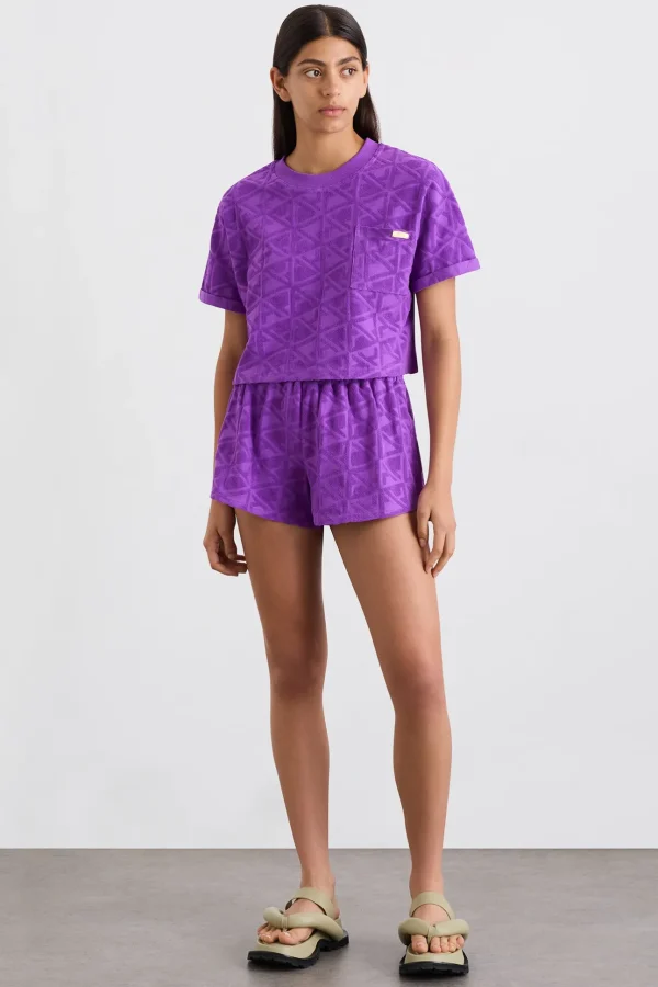 Terry Cropped Tee 416