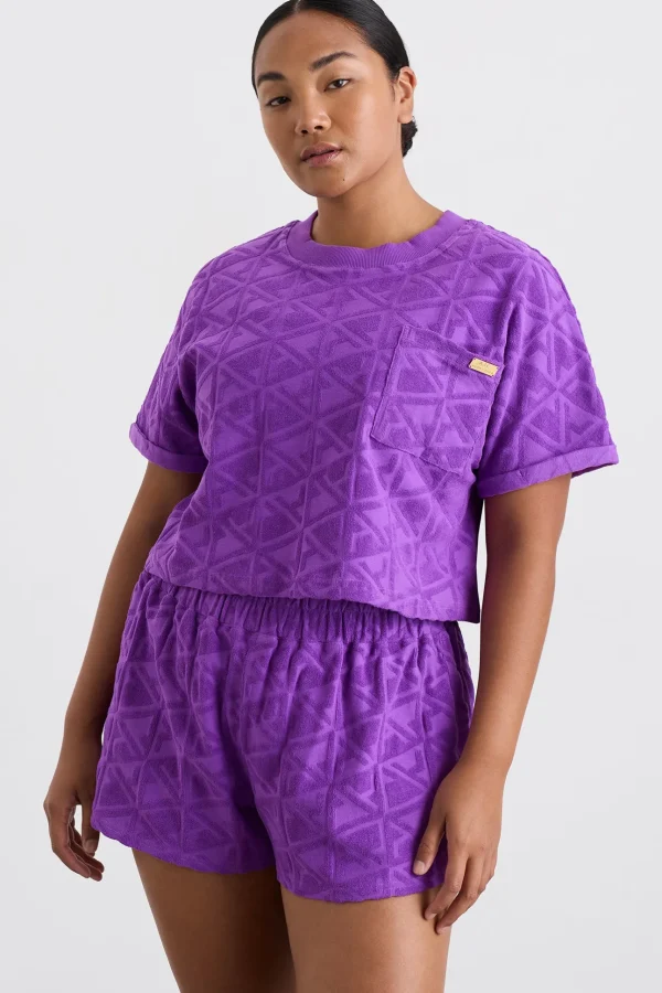 Terry Cropped Tee 416