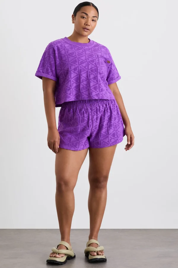 Terry Cropped Tee 416