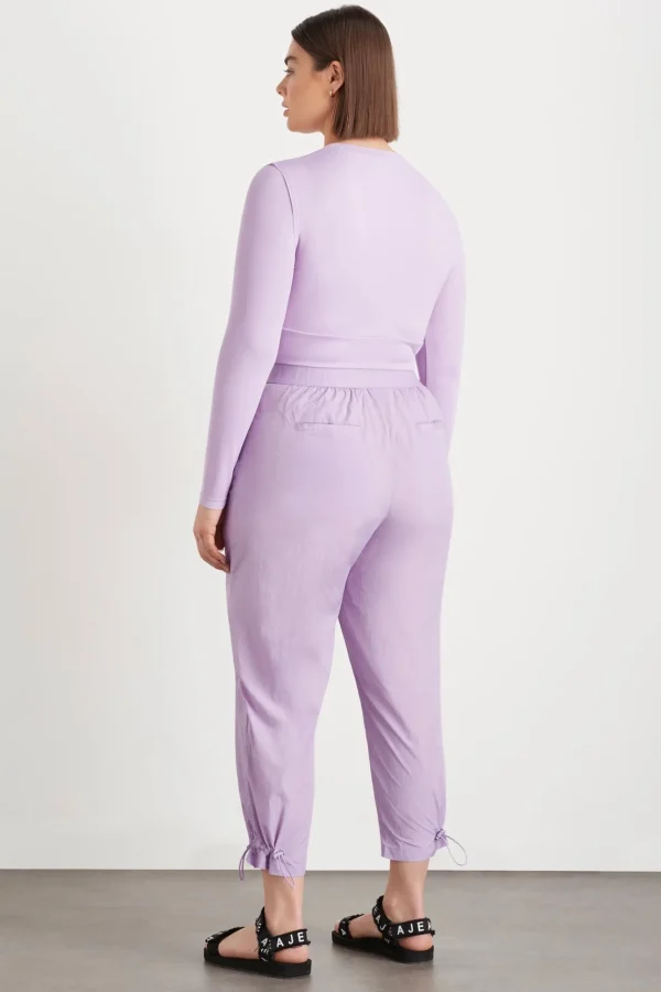 Twist Front Long Sleeve Crop Top 328