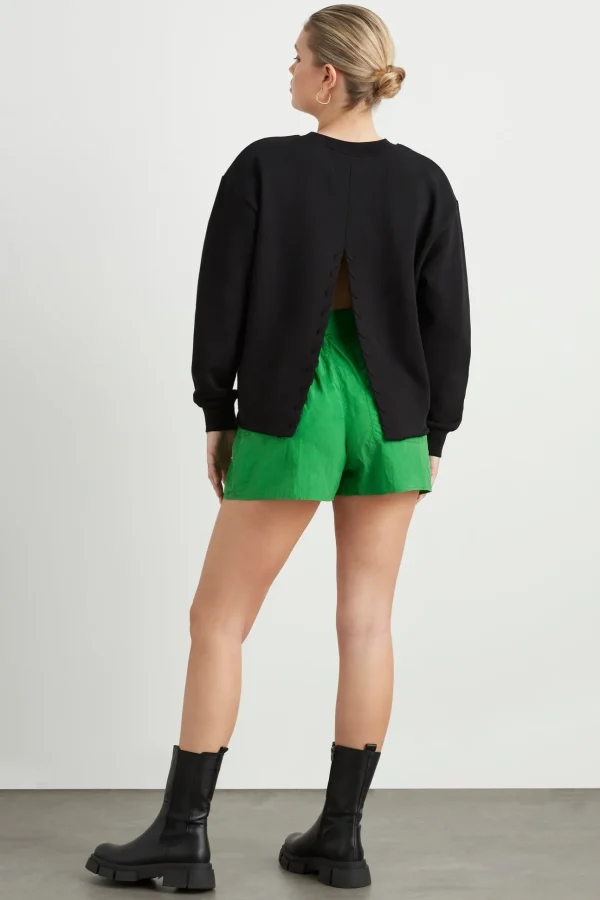 Whipstitch Split Crew Jumper 420