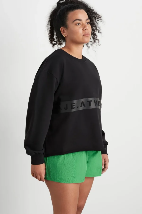 Whipstitch Split Crew Jumper 420