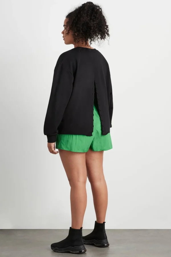 Whipstitch Split Crew Jumper 420