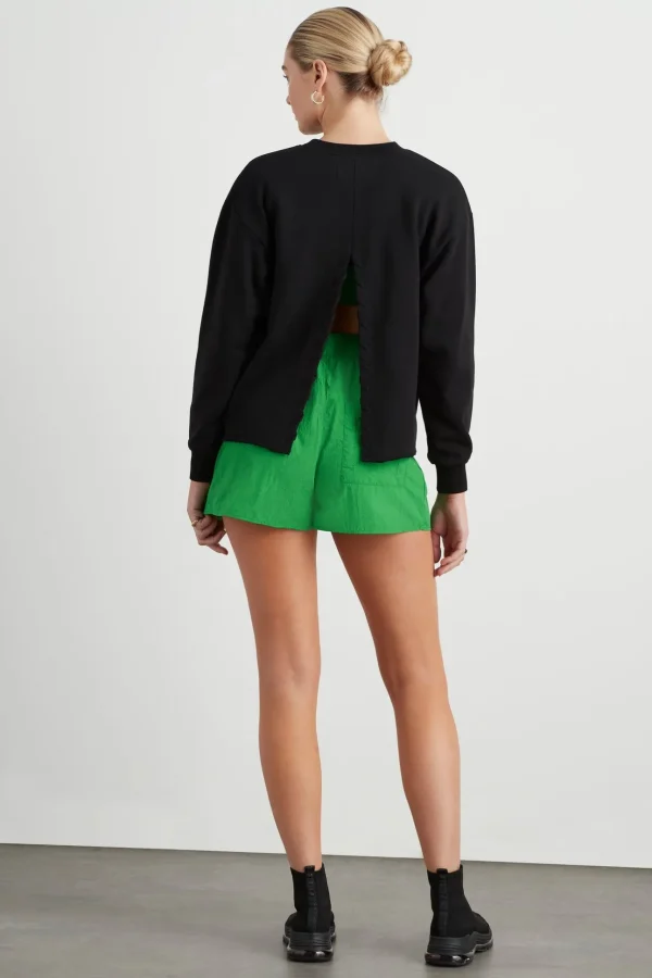 Whipstitch Split Crew Jumper 420