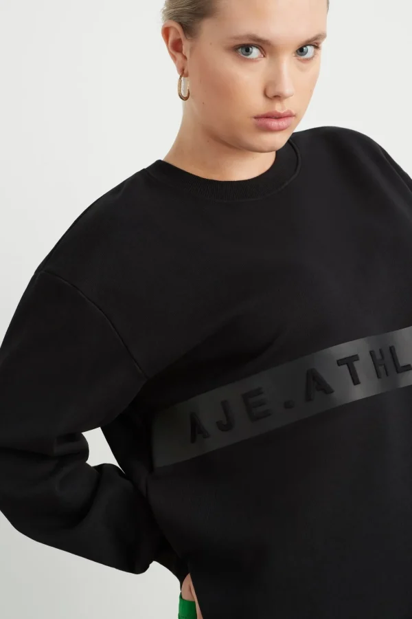 Whipstitch Split Crew Jumper 420