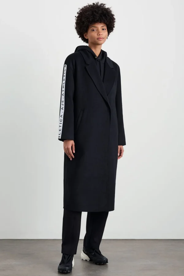 Wool Blend Long Line Coat 773