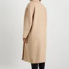 Wool Blend Long Line Coat 773
