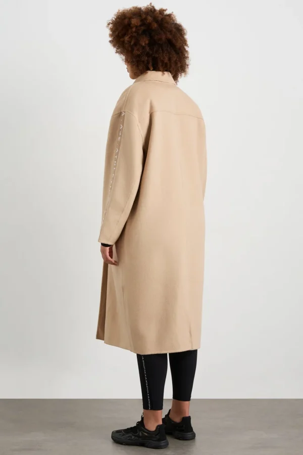 Wool Blend Long Line Coat 773