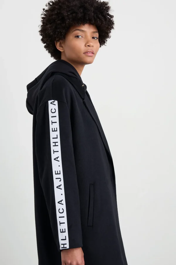 Wool Blend Long Line Coat 773
