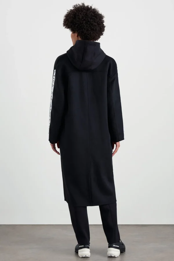 Wool Blend Long Line Coat 773
