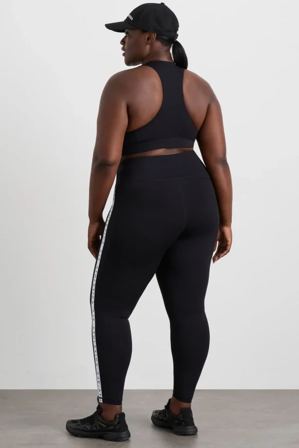 Zip Front Logo Mesh Bra 329