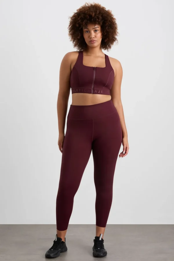 Zip Front Logotape Sports Bra 319