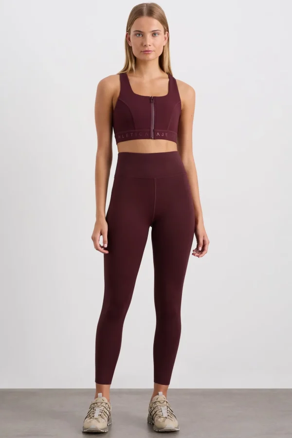 Zip Front Logotape Sports Bra 319