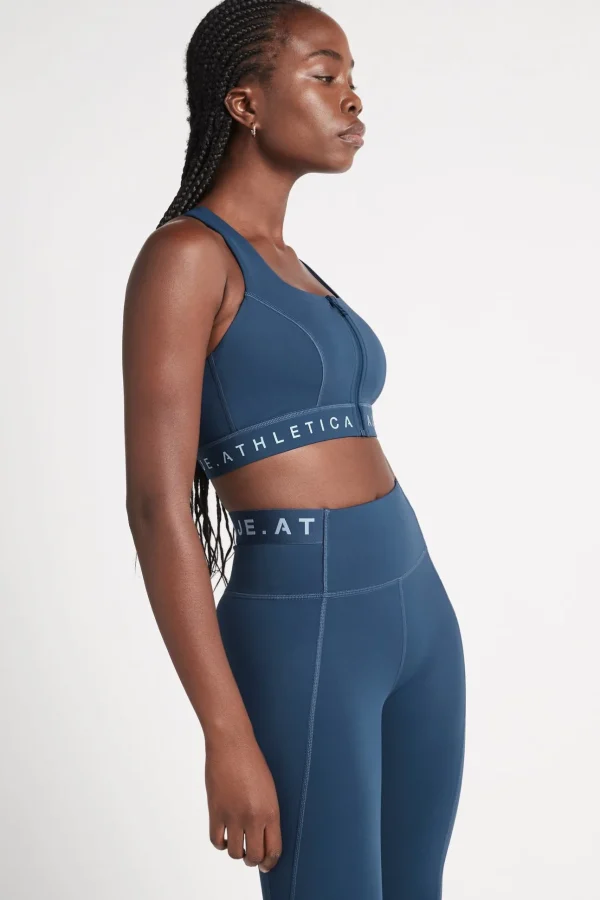Zip Front Logotape Sports Bra 319