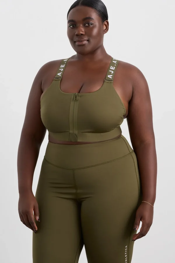 Zip Front Sports Bra 304