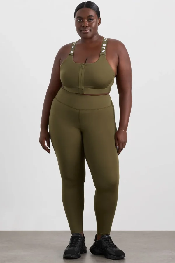 Zip Front Sports Bra 304